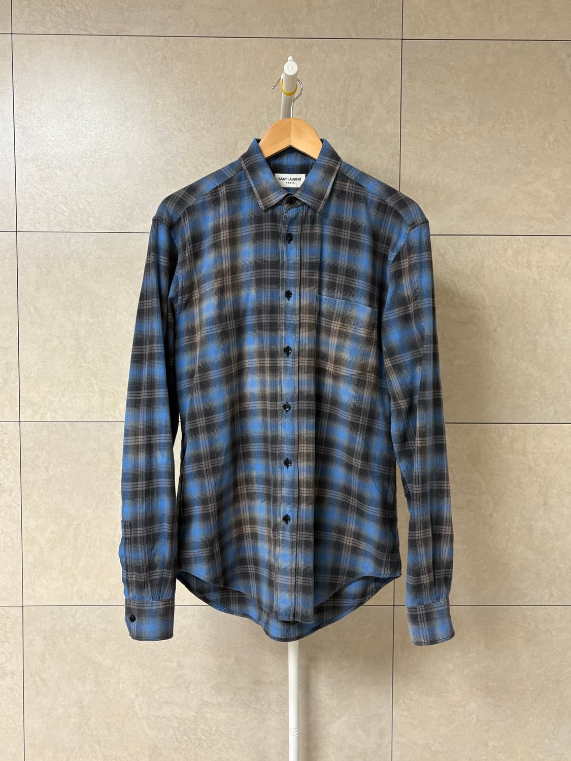 생로랑 플란넬 셔츠 상품이미지1