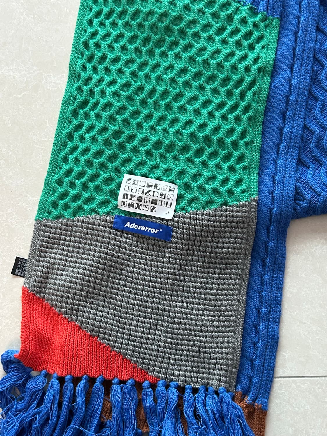 Ader error X Zara 머플러 상품이미지2