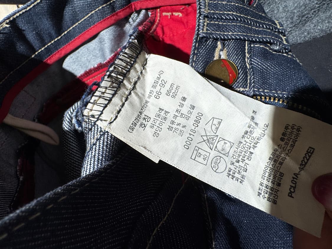 리바이스 엔지니어드 생지 데님 미니스커트 M 상품이미지7