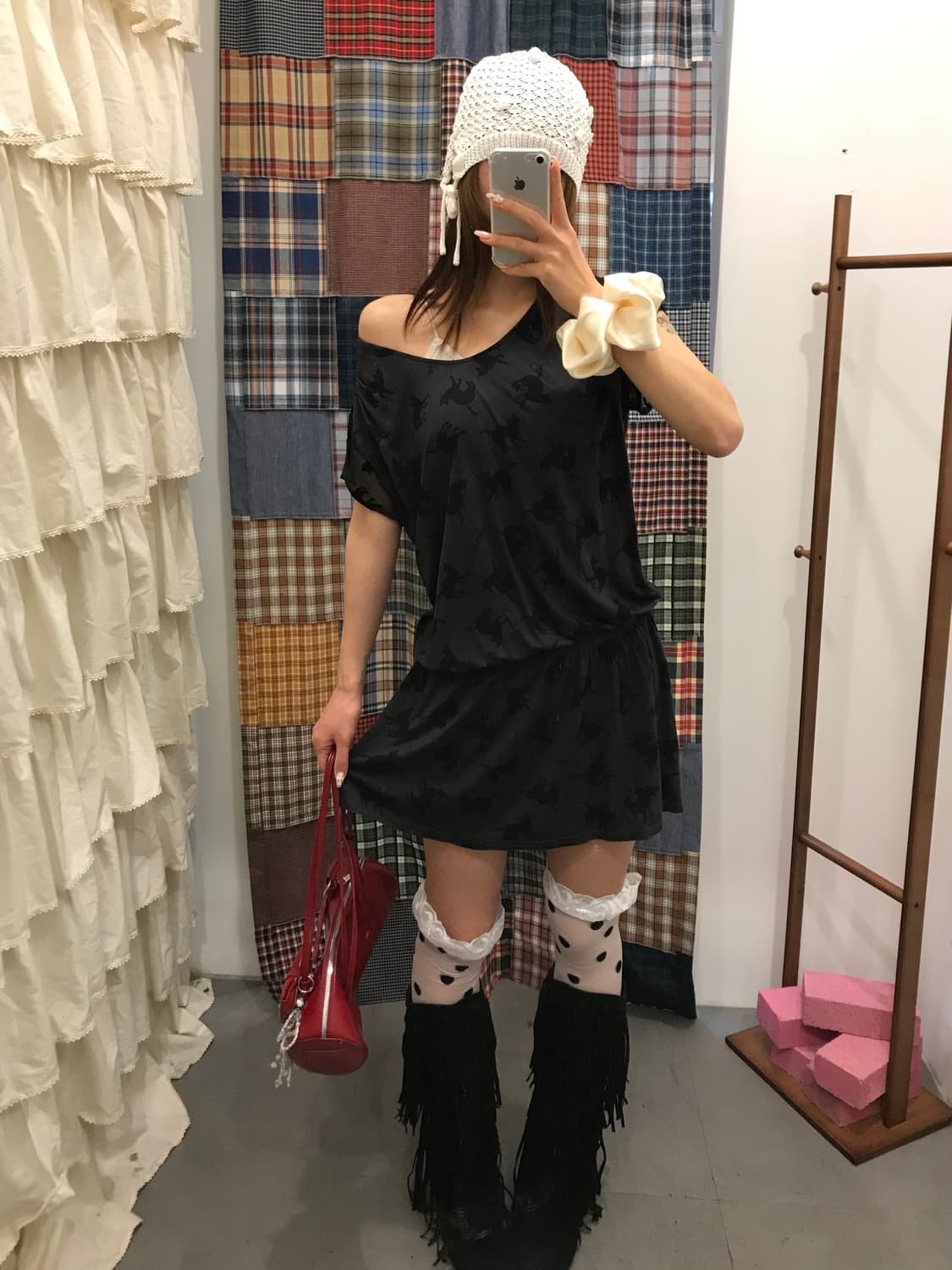히스테릭글래머 캣 미니 원피스 상품이미지3