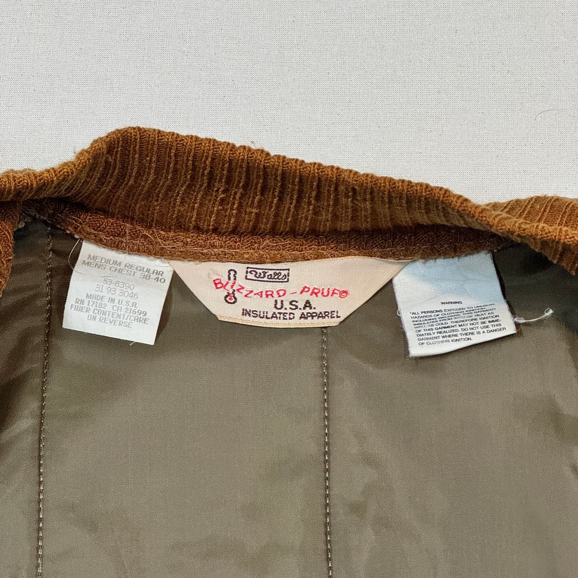 M) Walls 월즈 USA 워크웨어 베스트 조끼 집업 상품이미지7