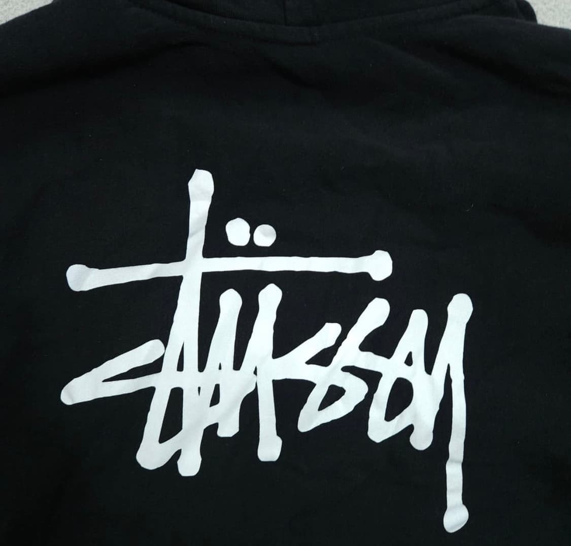 스투시 베이직 후드집업 l 블랙 판매합니다 상품이미지3