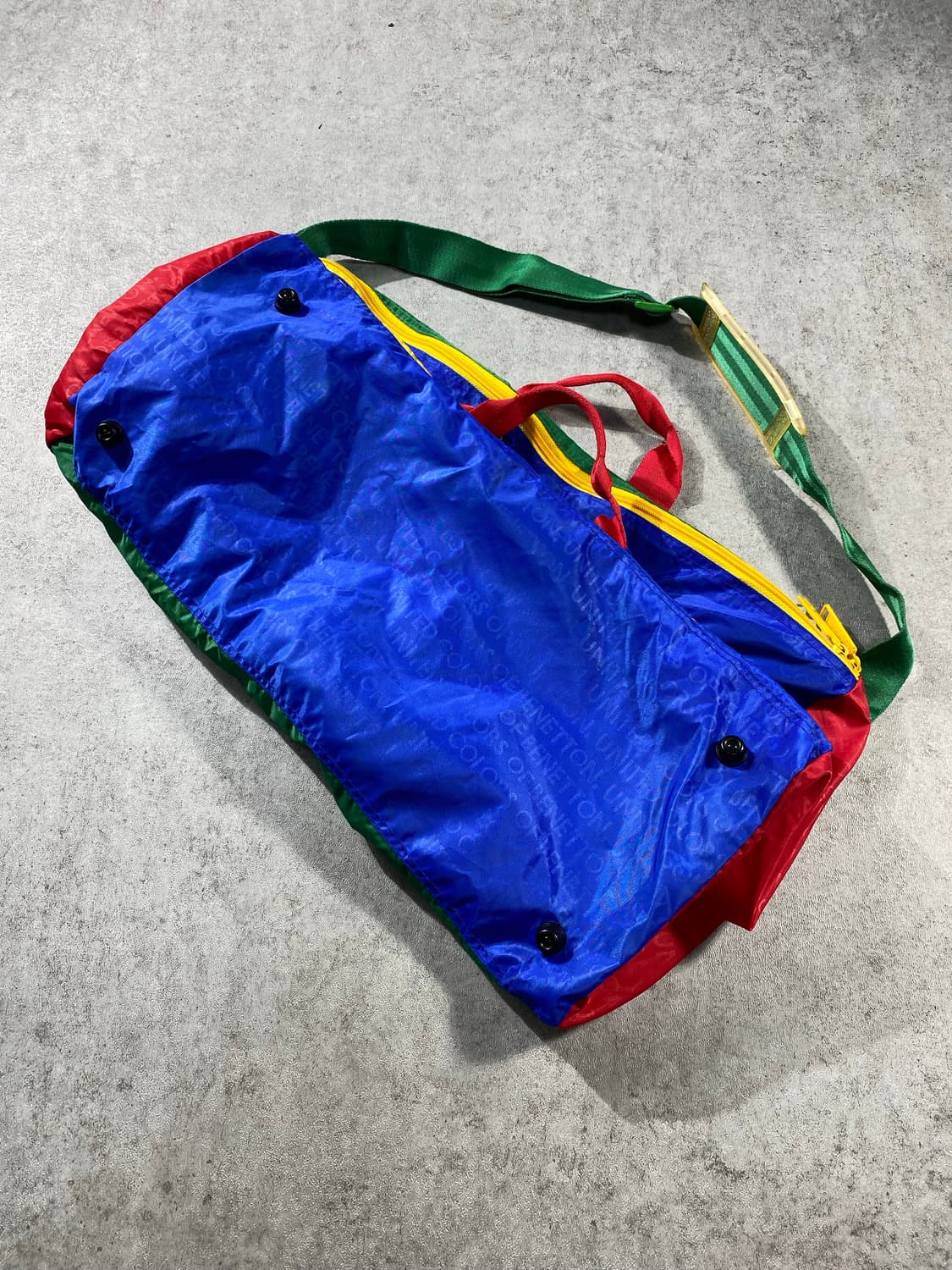 [60*40] 90s Benetton 베네통 나일론 더플백 상품이미지4