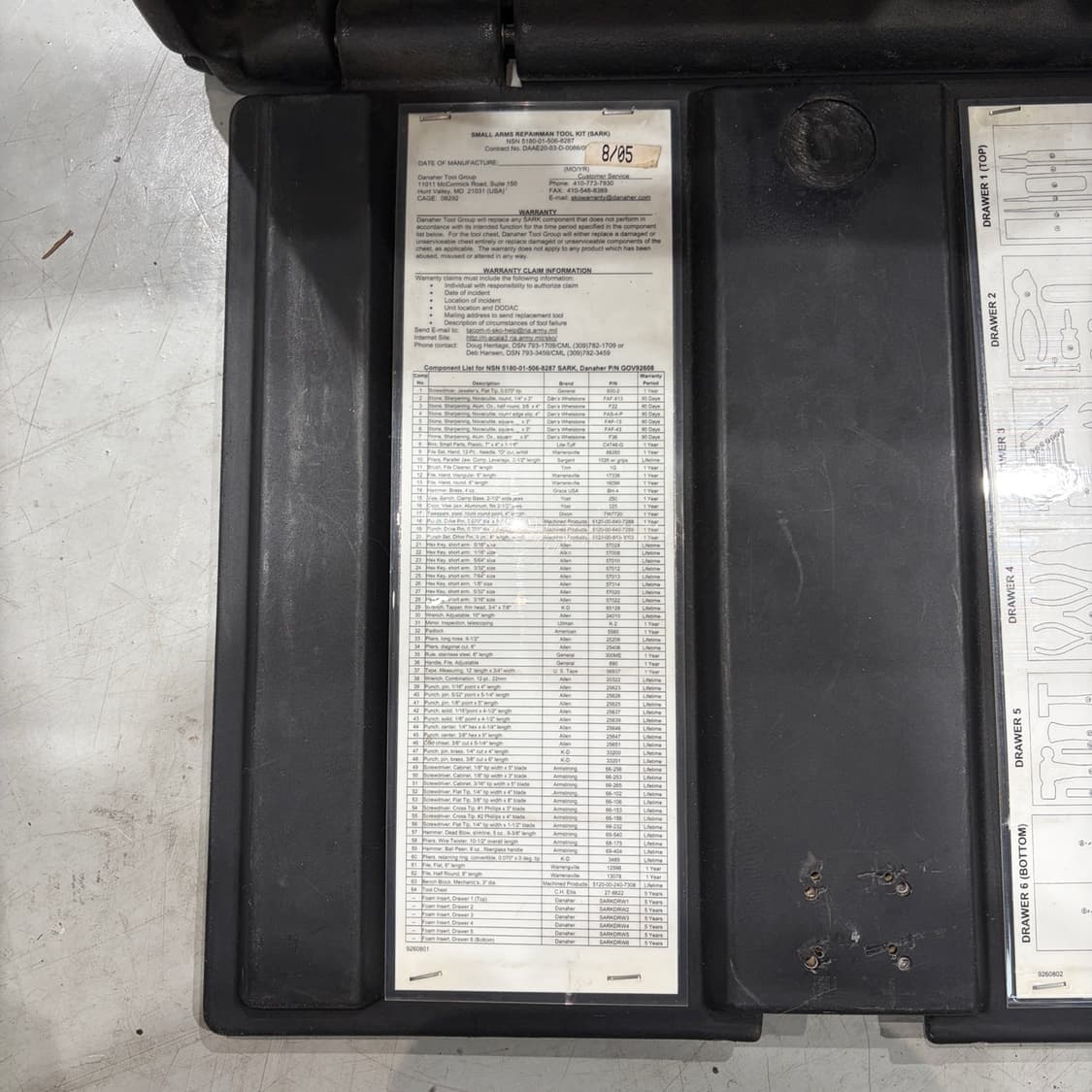 US Military SARK Repairman Tool Kit 상품이미지10