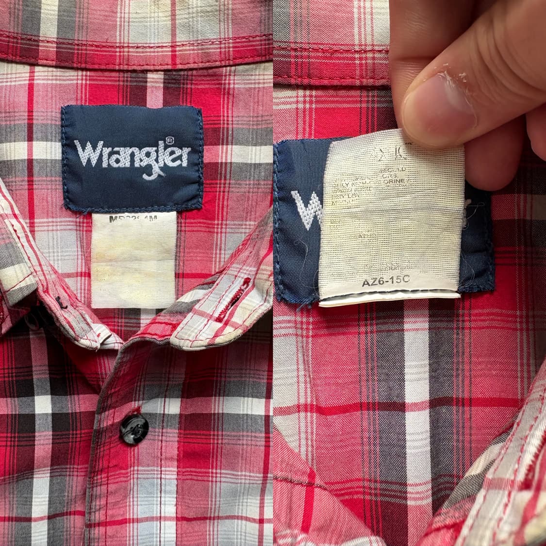 랭글러 Wrangler Logo Check Shirt 상품이미지10