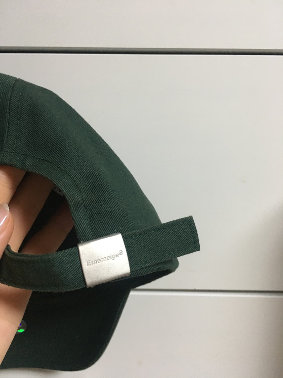 Mmlg 로고 볼캡 그린 상품이미지5