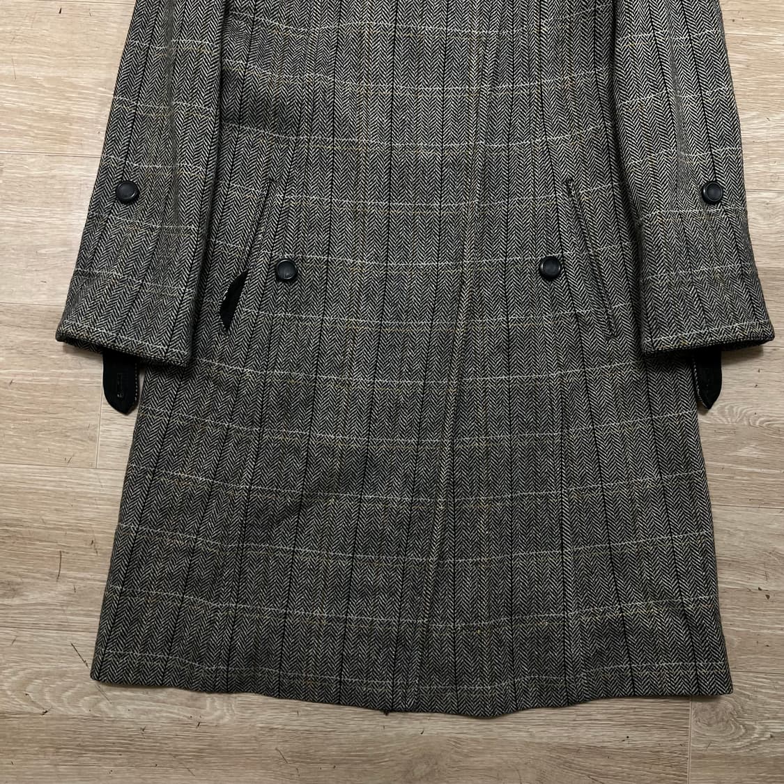 스튜디오 톰보이 여성 헤링본 코트 [그레이] 85-92-160 상품이미지3