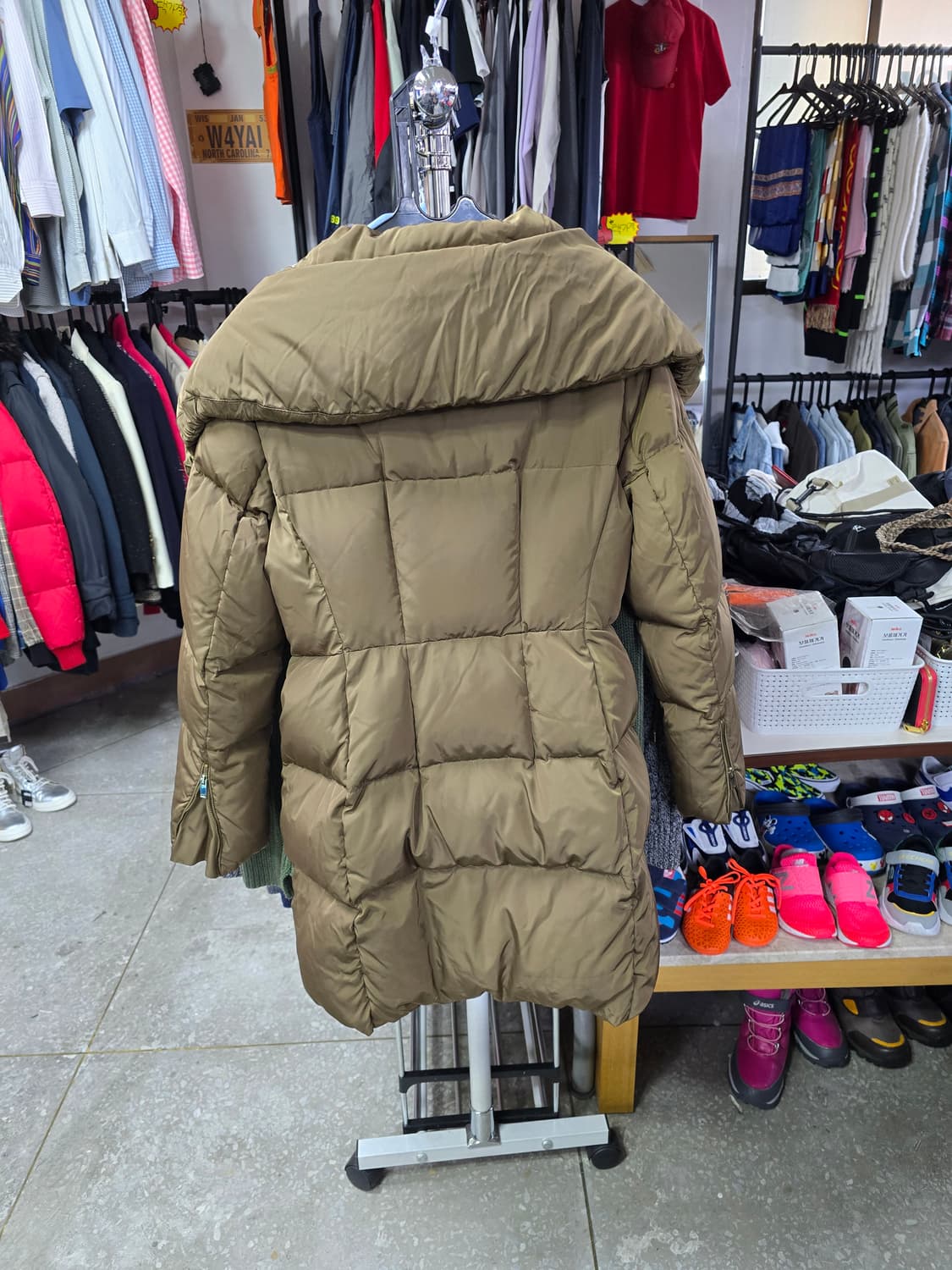 LAP 여성 패딩 점퍼 카키색 (1403) 상품이미지2