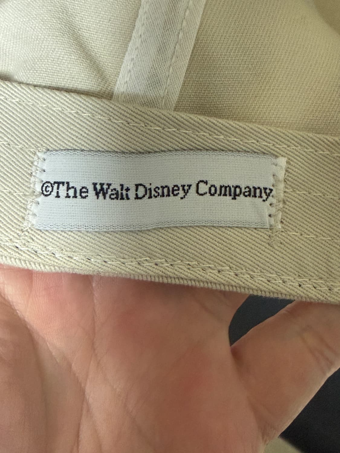 빈티지 디즈니 미키마우스 볼캡: 아이보리 상품이미지2