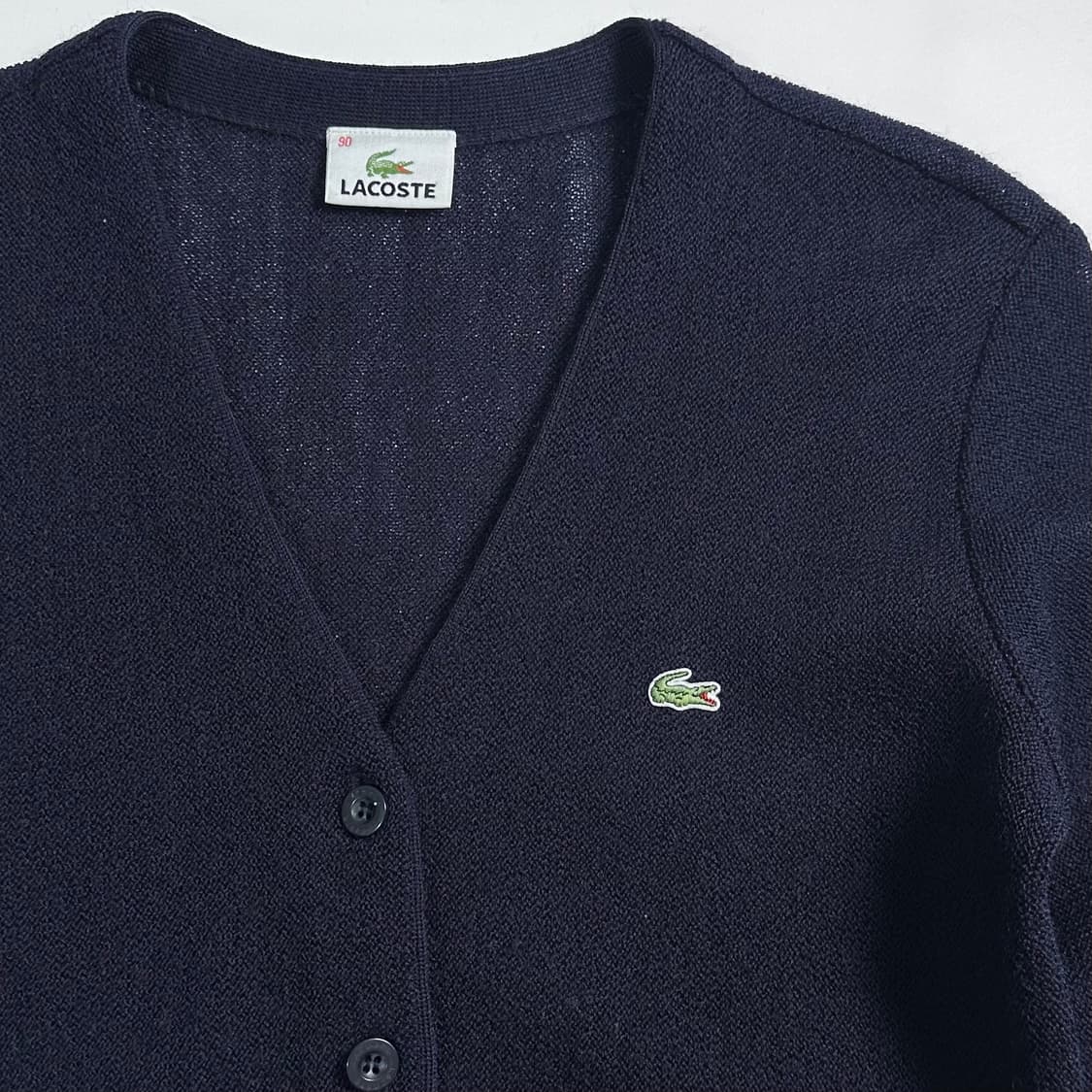 라코스테 네이비 울 가디건 상품이미지3