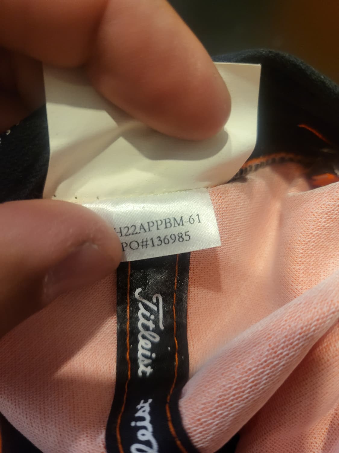 타이틀리스트 오렌지색 골프 모자 상품이미지4