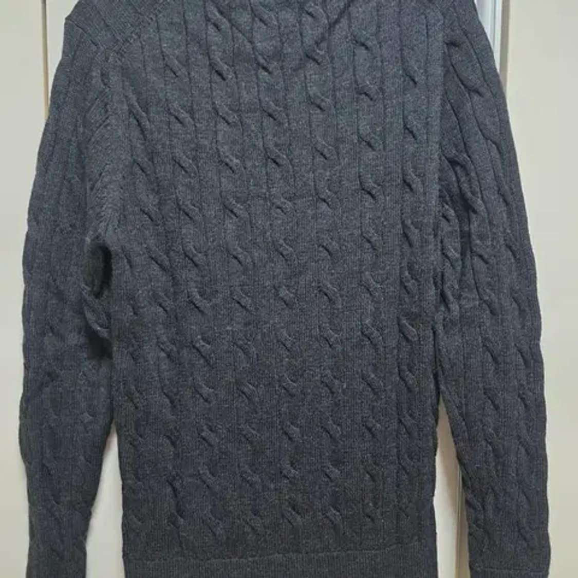 타미힐피거 여성 프리미엄 울 니트 차콜그레이 M 상품이미지2