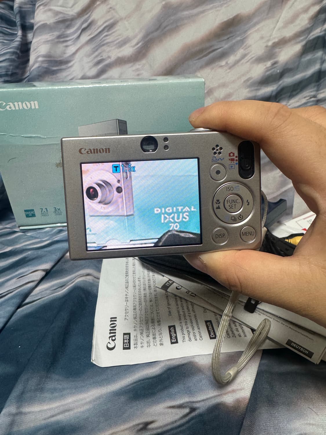 캐논 ixus70 카메라 풀박 상품이미지7