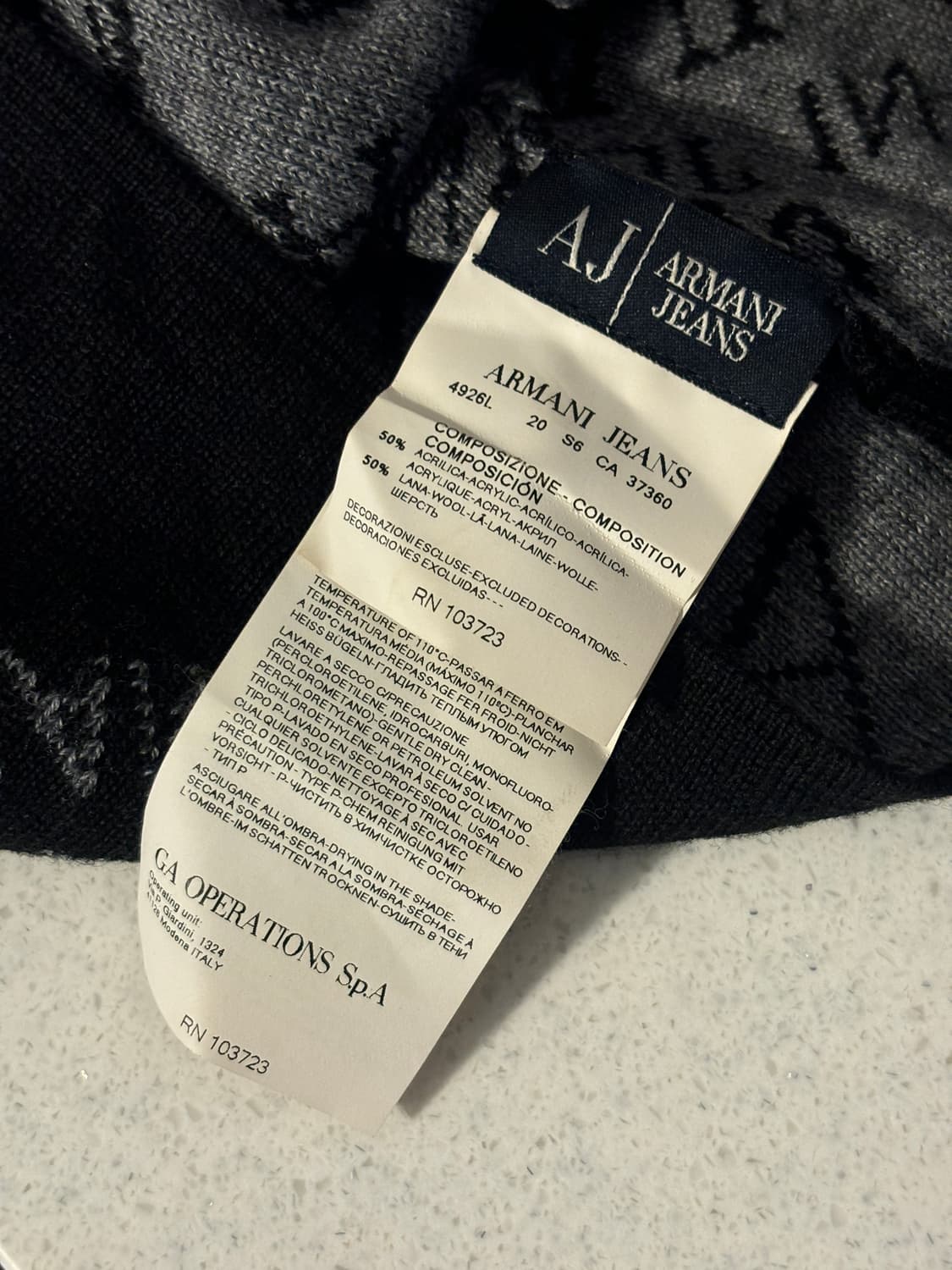 아르마니 진스 비니 상품이미지5