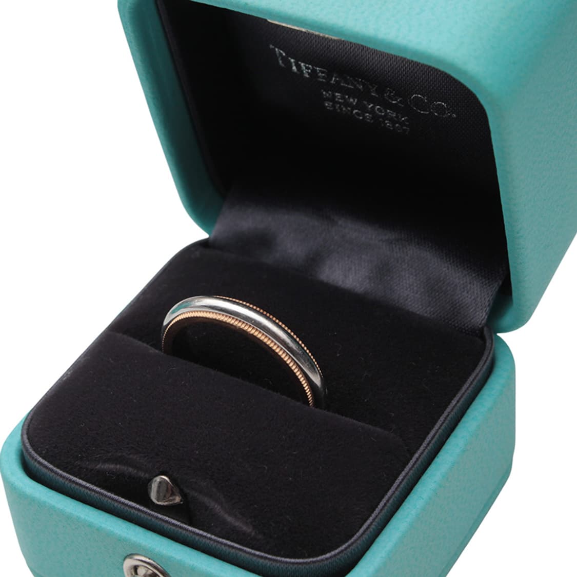 티파니앤코 밀그레인 콤비 750옐로골드 플래티늄 반지 (국내 12호) 상품이미지4