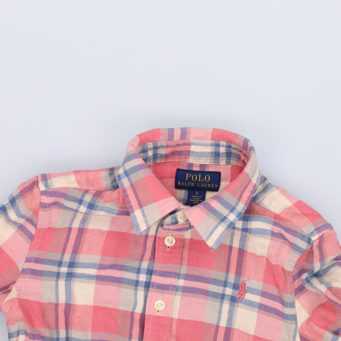 [5] 폴로랄프로렌 키즈 체크 셔츠 0106H1 상품이미지3