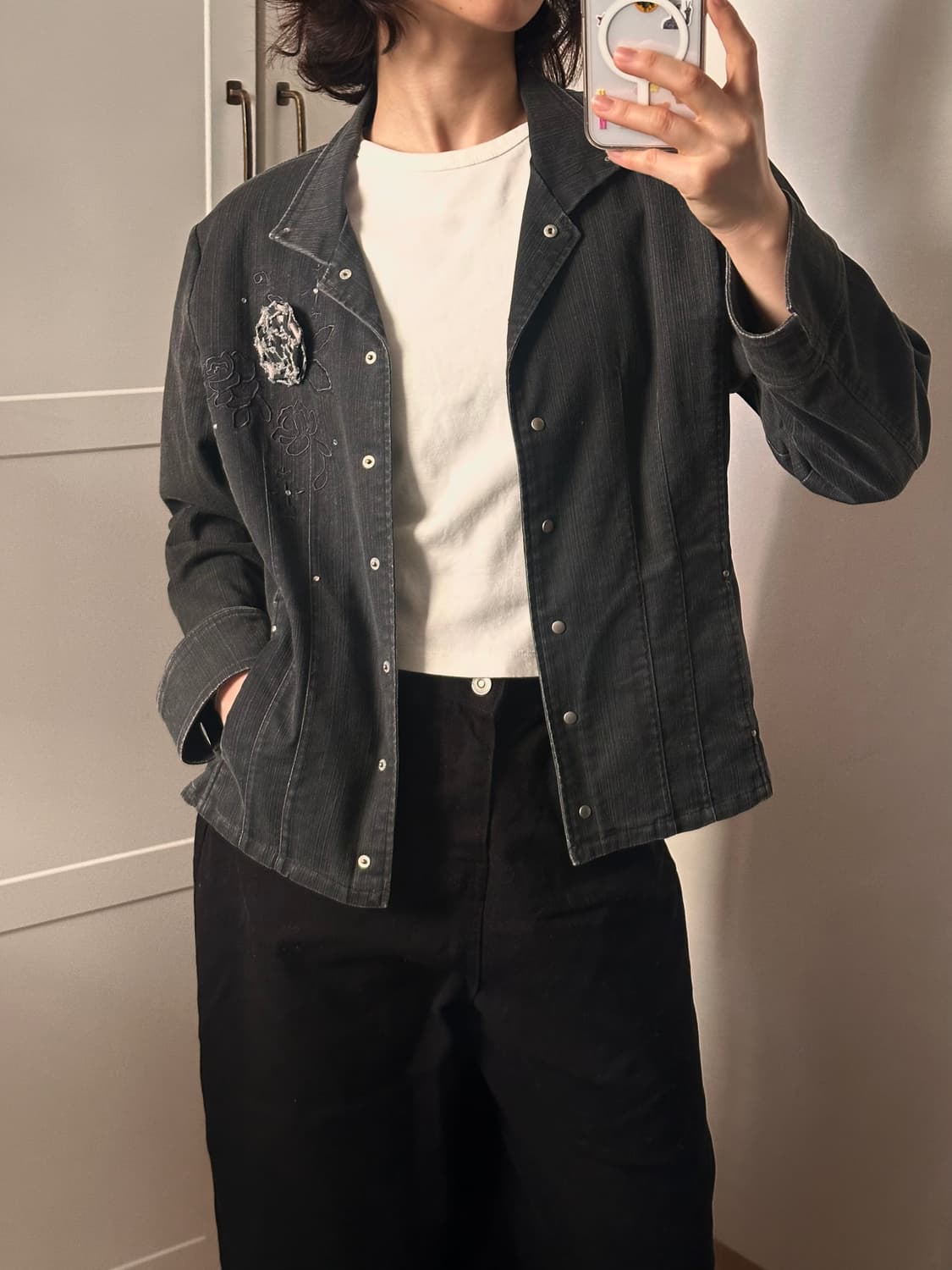 일본 빈티지 데님 셔츠 자켓 상품이미지2