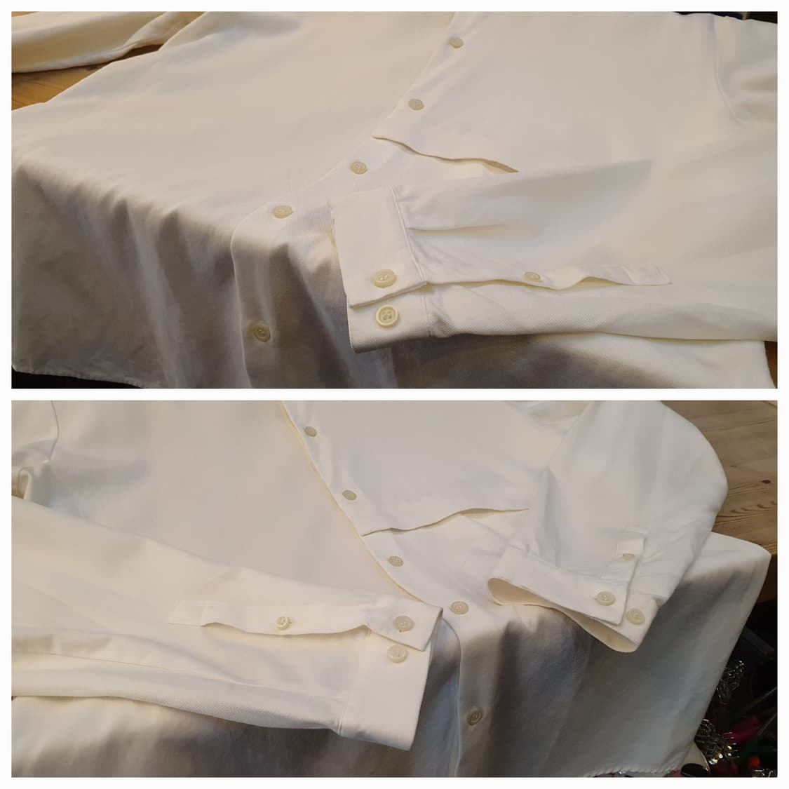 105.COS 화이트 세미오버셔츠 상품이미지6