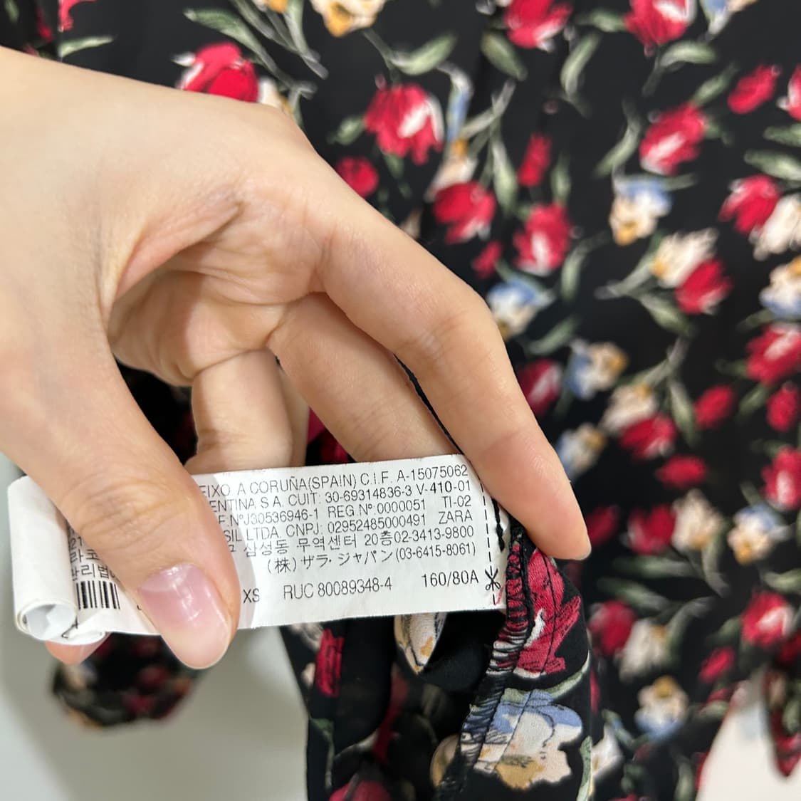 자라 플로럴 블라우스 셔츠 55 상품이미지4