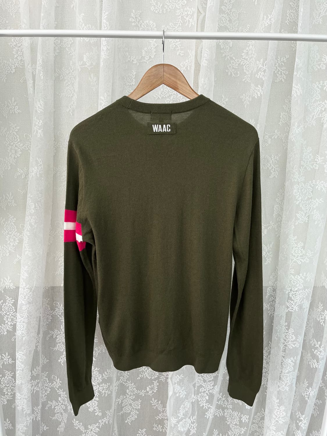 2) 왁 WAAC 니트 카키 상품이미지2