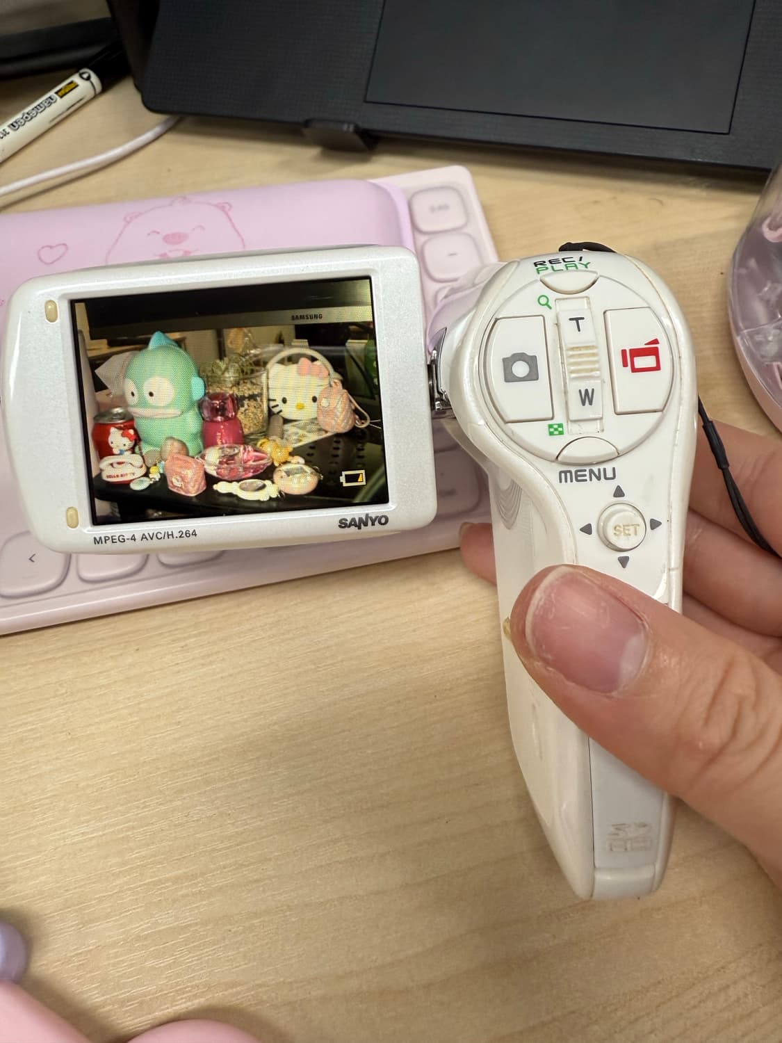 한국어 산요작티 cg9 화이트! 비네팅x  상품이미지1