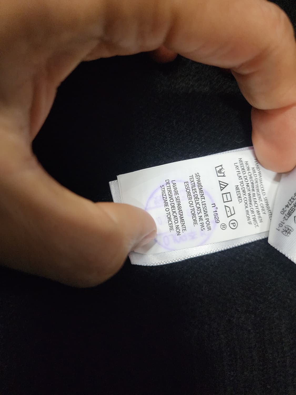 폴로 랄프로렌 블랙 니트 집업 L사이즈  상품이미지2