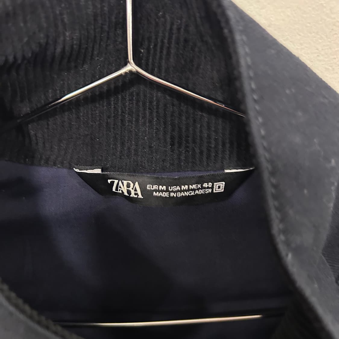 자라 옴므 스웨이드카라 코튼 워크자켓 상품이미지3