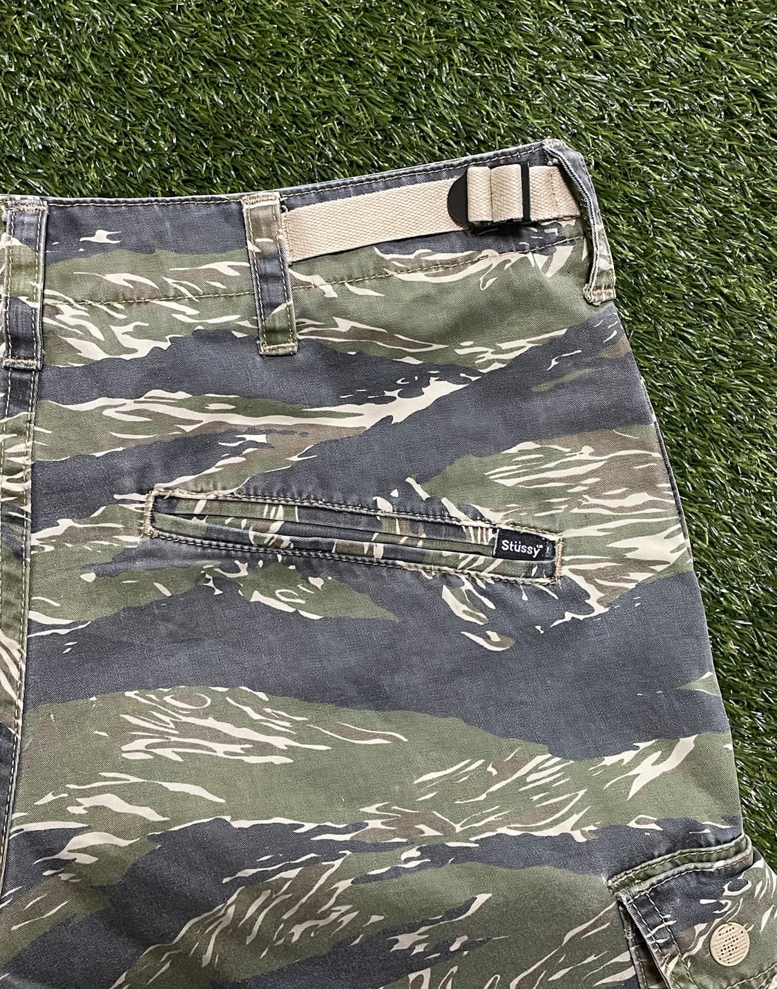 빈티지 올드 스투시 카모 버뮤다 팬츠 상품이미지5