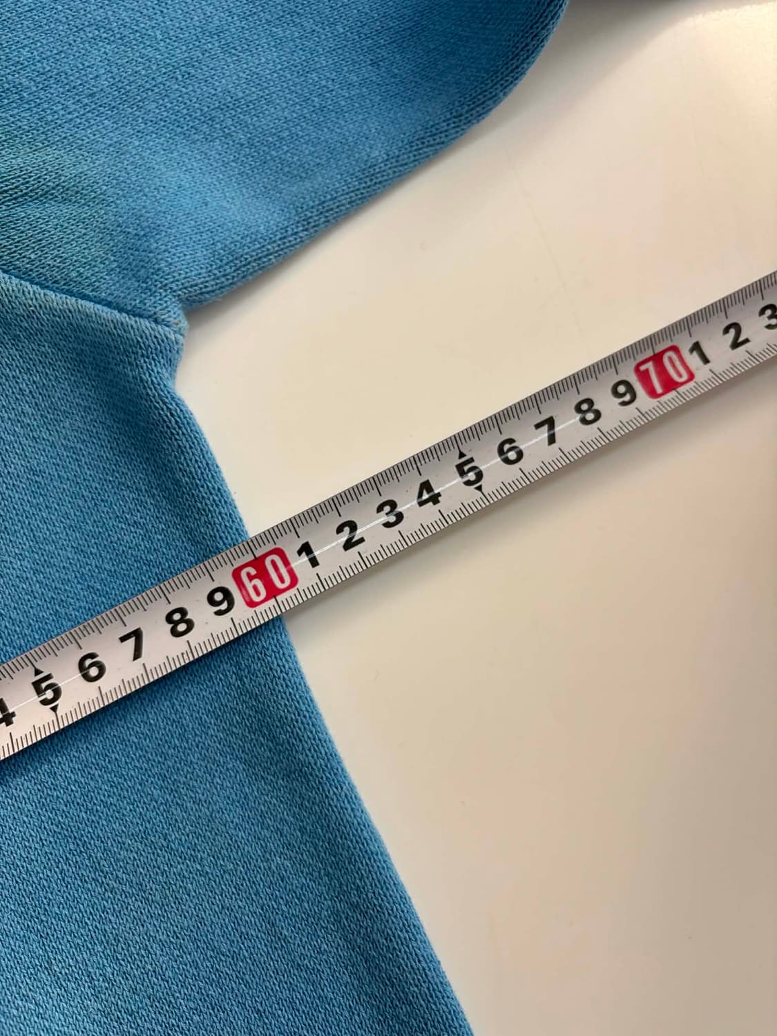 디스이즈네버뎃 T로고 크루넥 맨즈라인 코튼 니트(L) 상품이미지6