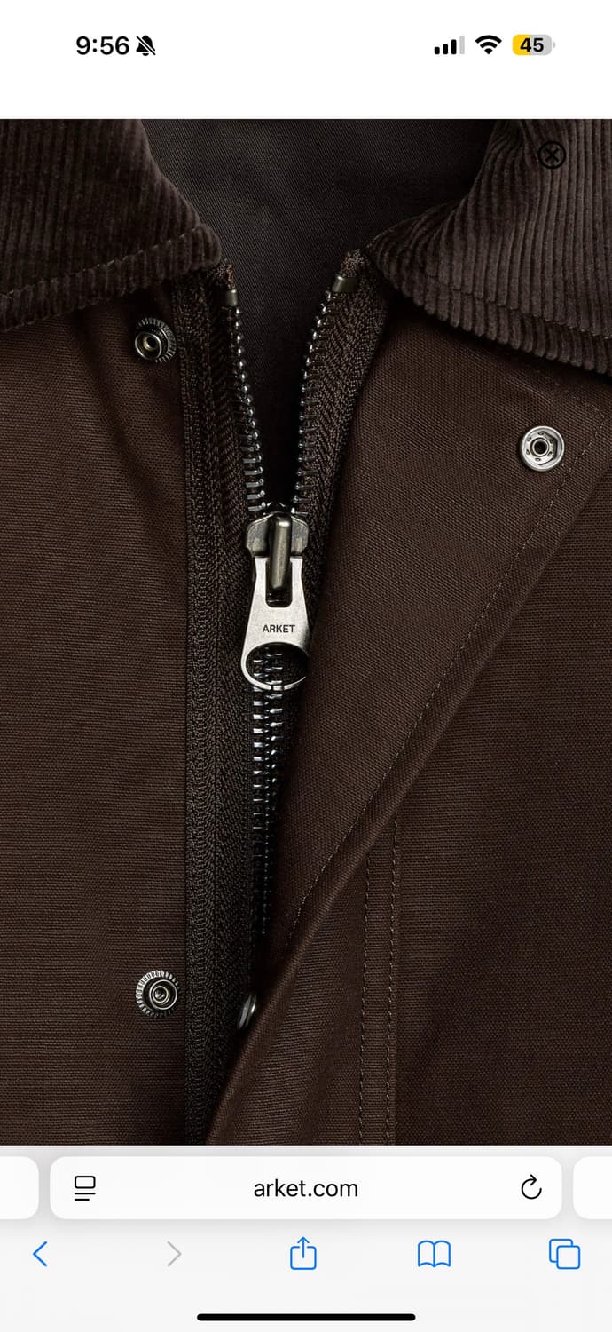 (XL) 아르켓 왁스 코튼 자켓  상품이미지2