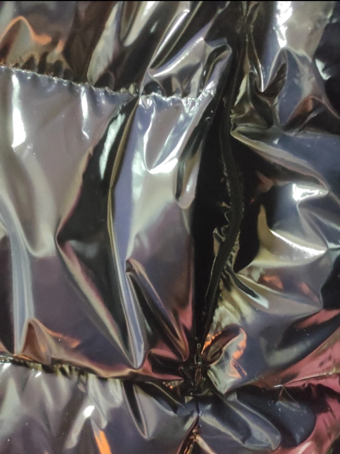 무신사 유광 오리털 패딩(브라운브레스 XL 숏패딩) 상품이미지7