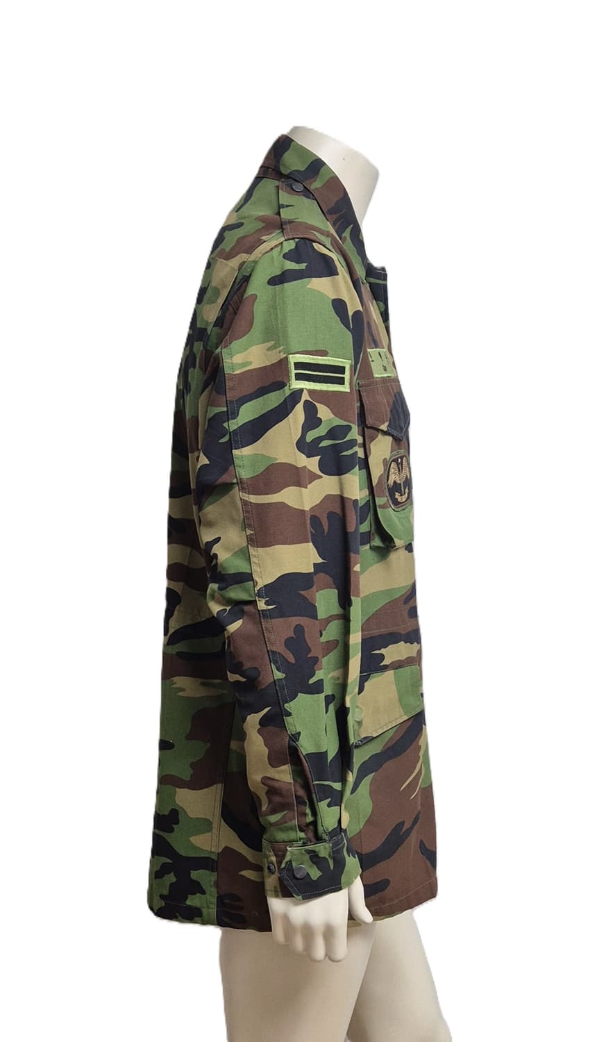 육군 구형 201특공여단 일병 후기형 야전상의 전투복 상의 자켓 (L) 상품이미지3