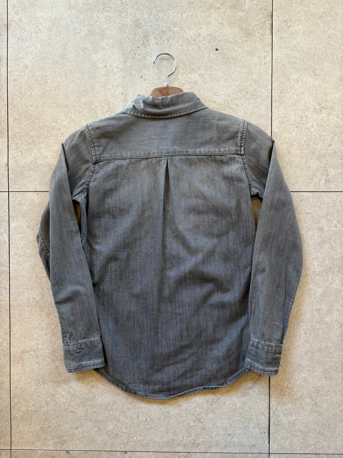 그레이 데님 셔츠 상품이미지4