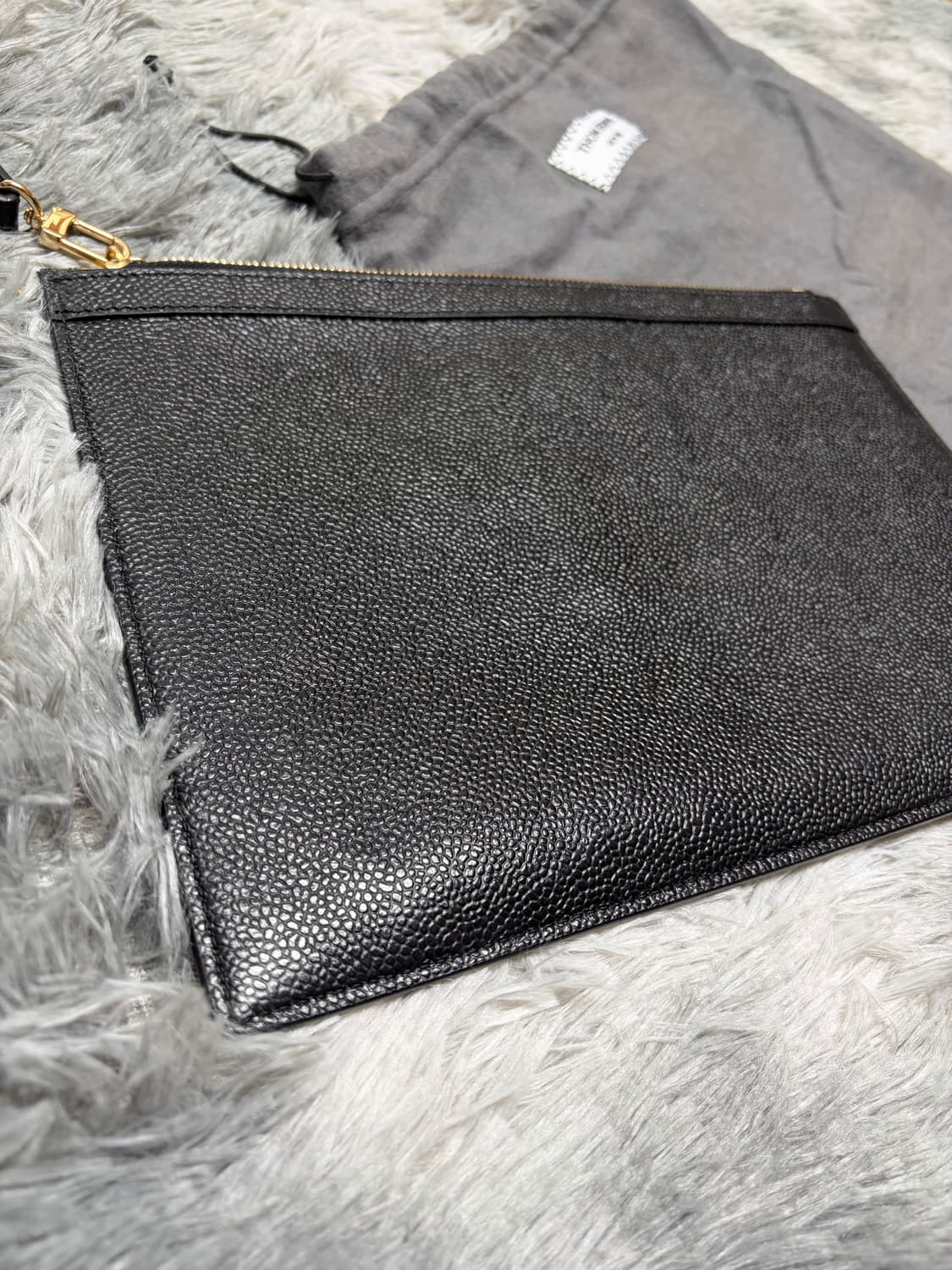 톰브라운 블랙 가죽 클러치 클러치백 상품이미지2