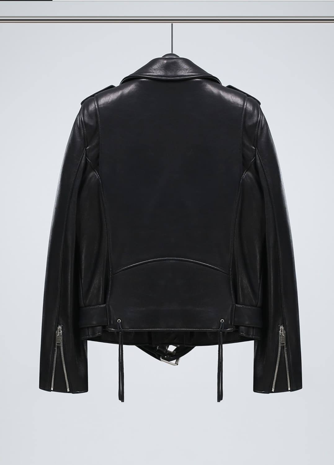 W. Real Leather Lambskin Rider Jacket 상품이미지4
