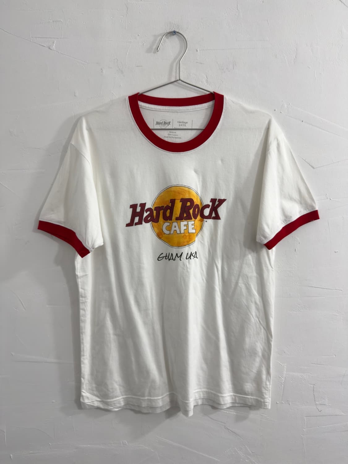 hard rock guam usa ringer t-shirt 상품이미지3