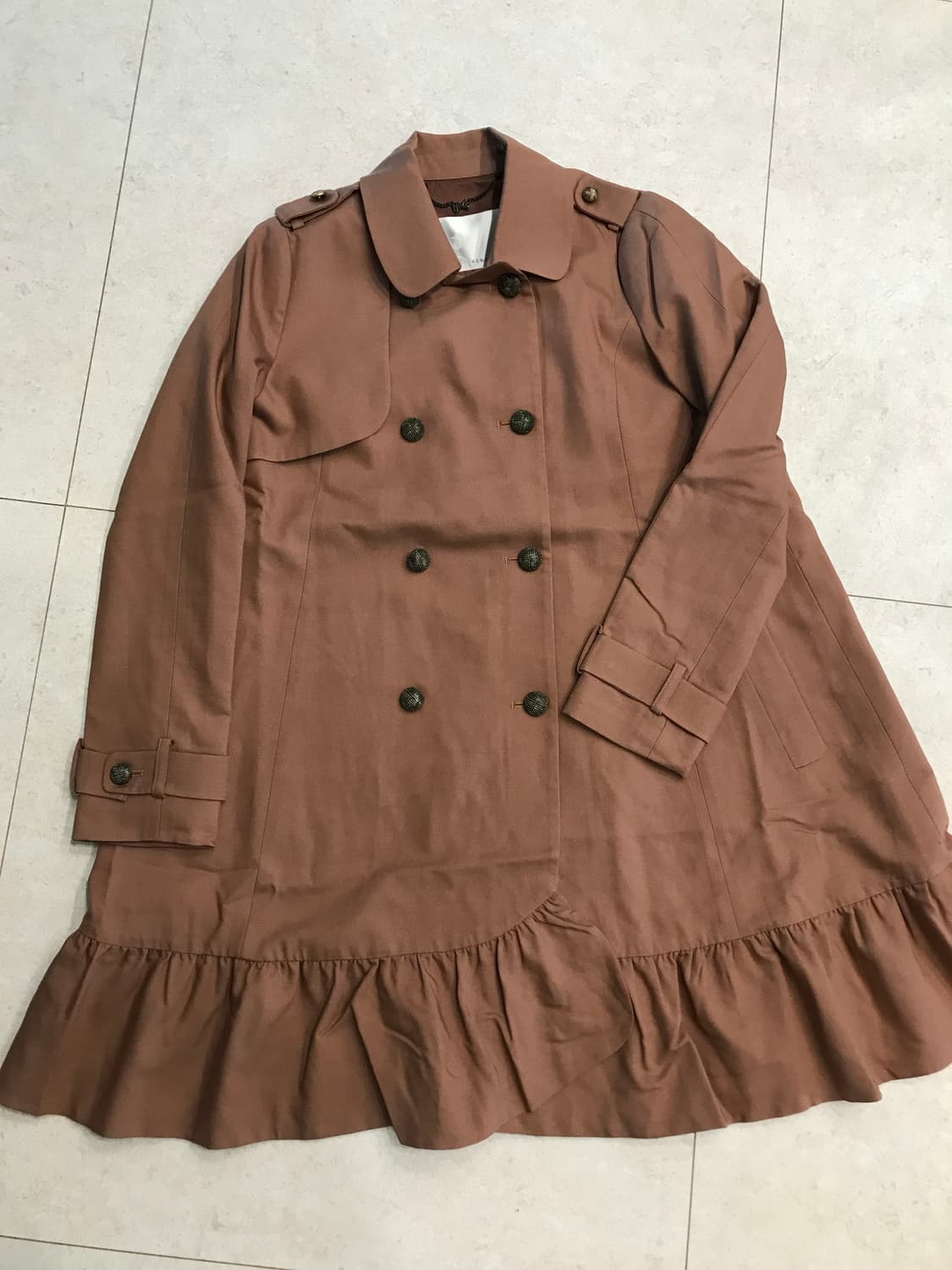 빈티지 라떼갸루 대장 카라 코트 상품이미지1