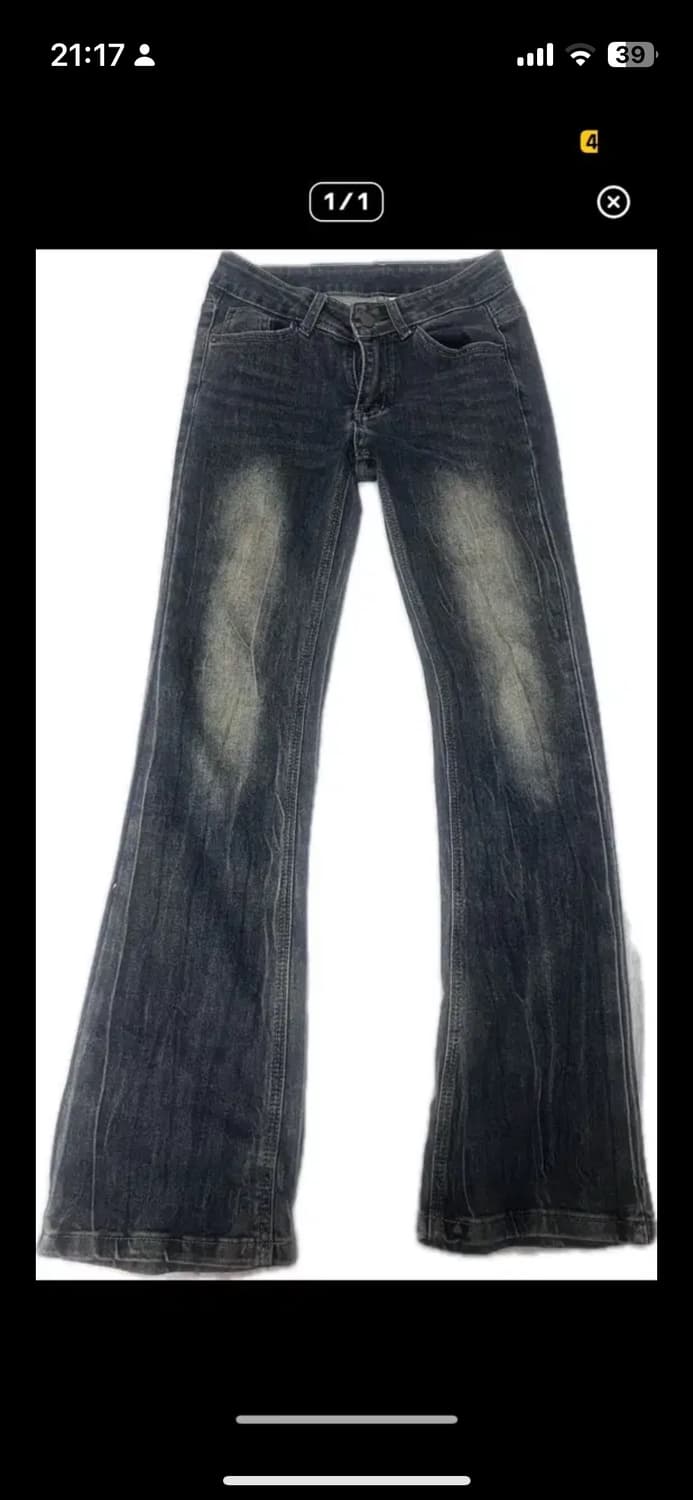 여성 로우라이즈 부츠컷 팬츠 상품이미지1