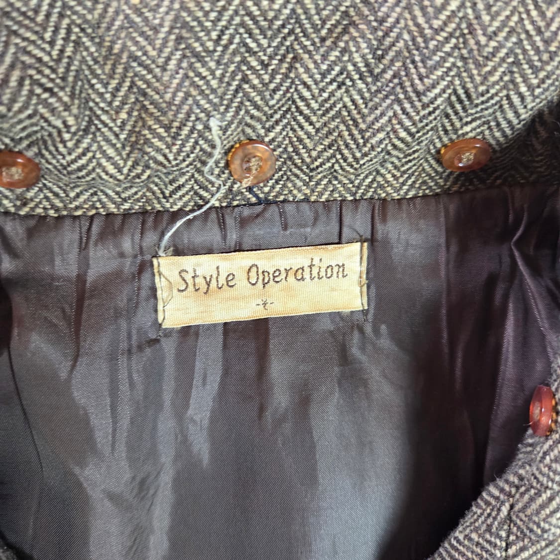 [Style Operation] 빈티지 데미지 헤링본 트러커자켓 상품이미지5