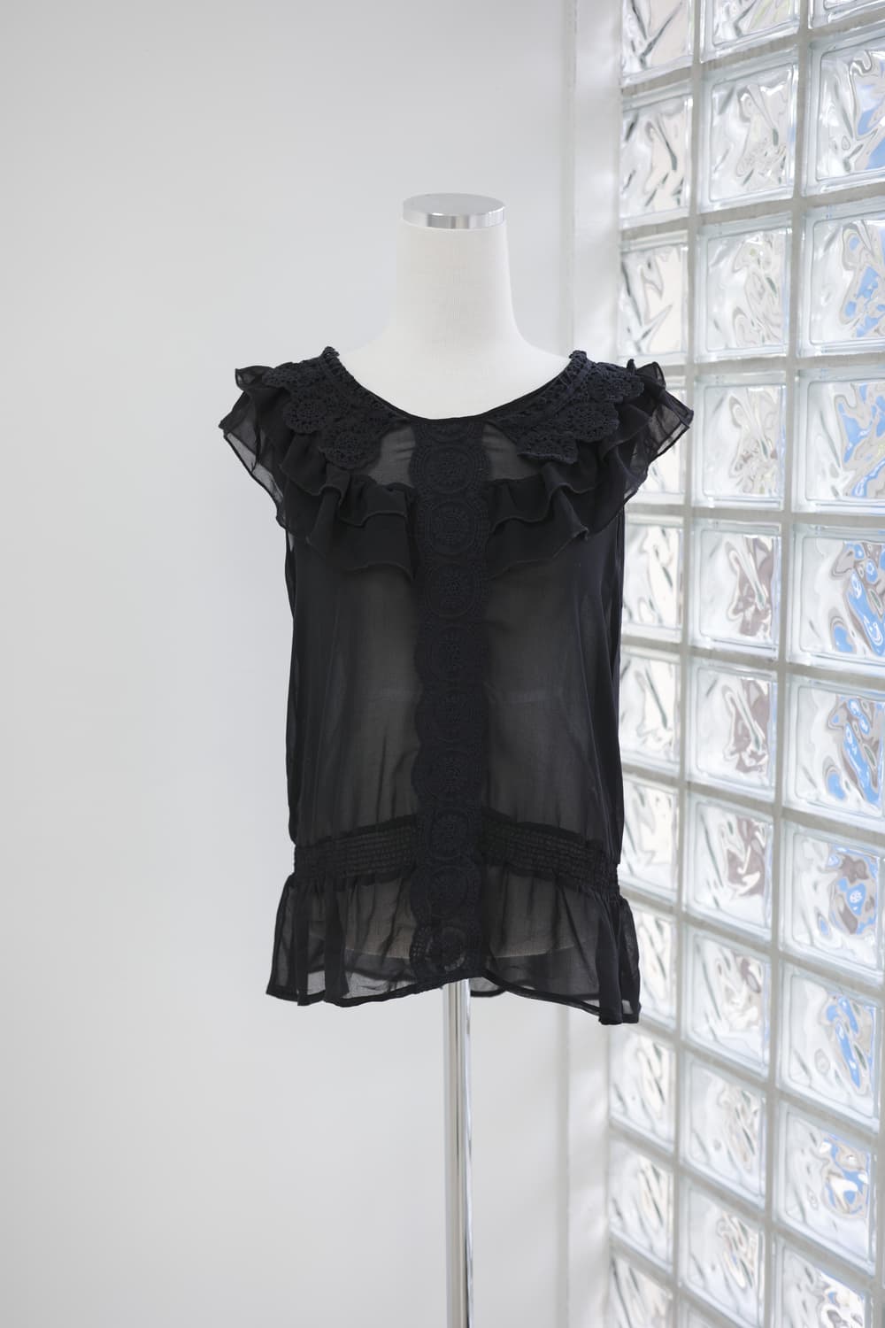 Joy black T-shirt 상품이미지3