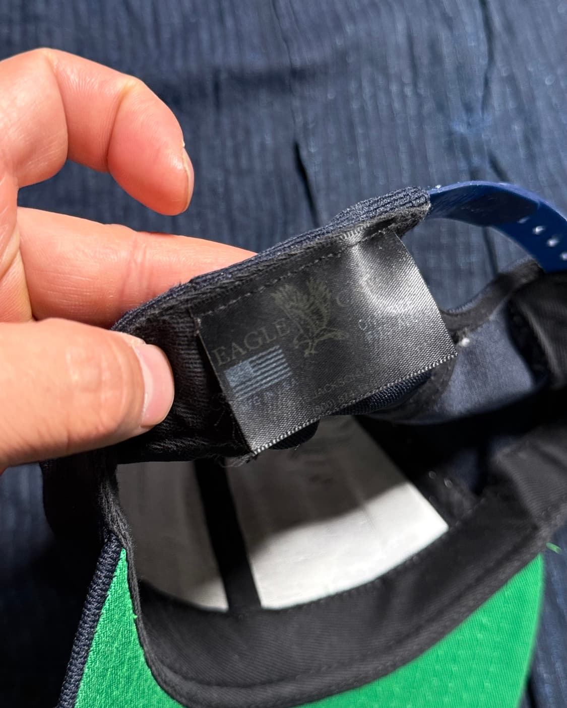 80-90‘s 이글 크레스트 한국전 참전용사 패치 트러커캡 OS 상품이미지6