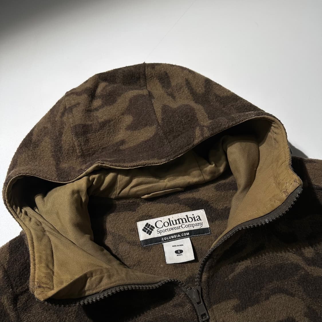 컬럼비아 카모 울 후드 자켓 상품이미지5