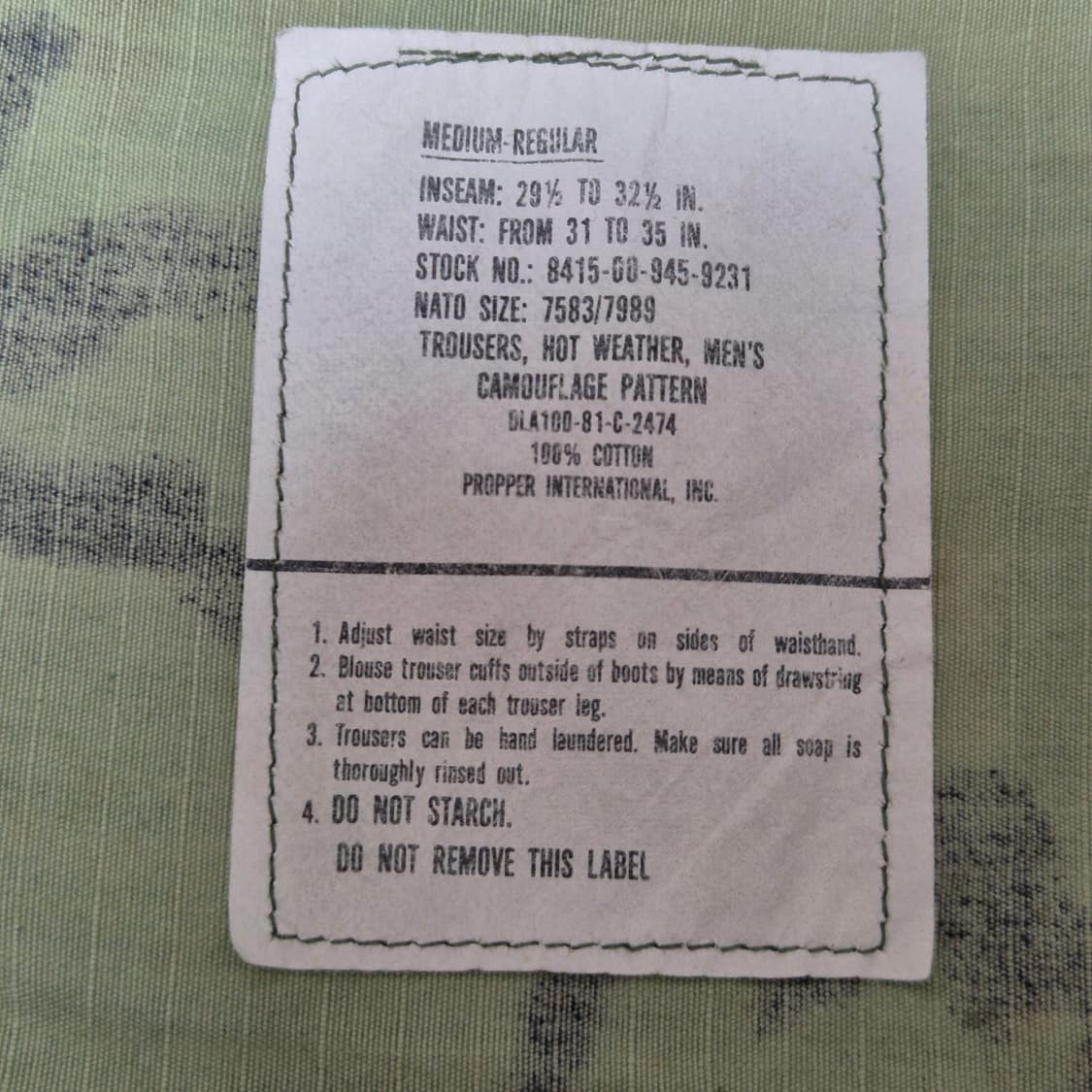 [M]미군 우드랜드 BDU  -471 상품이미지3