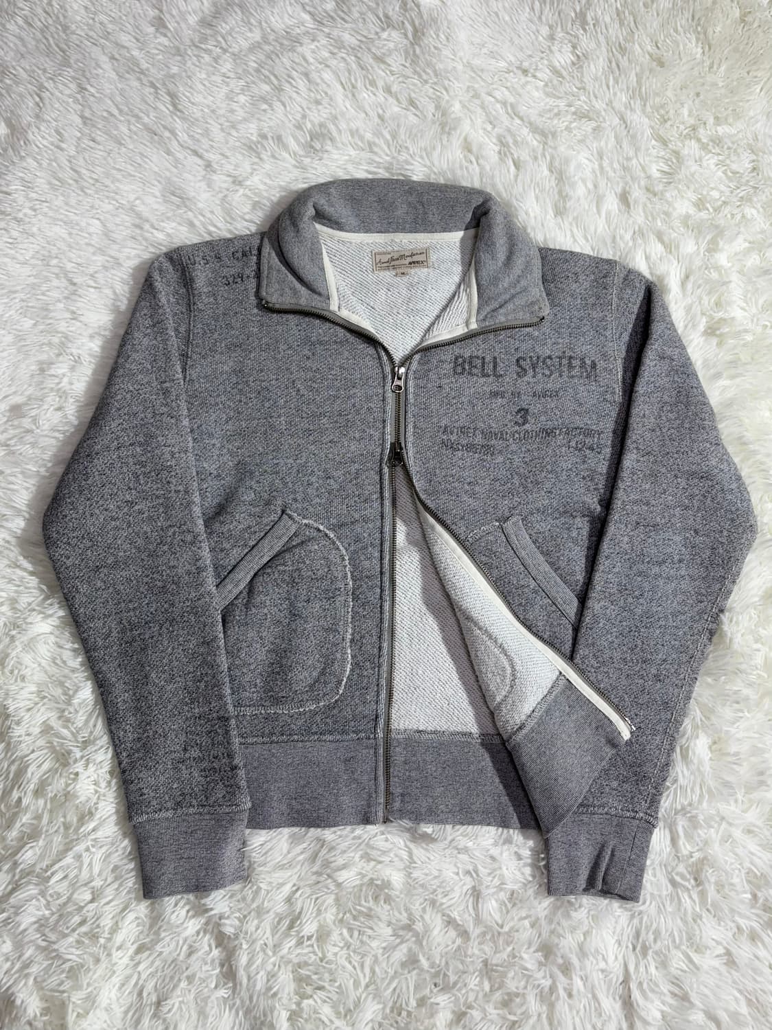 아비렉스 US NAVY 투웨이 코튼 집업 상품이미지4