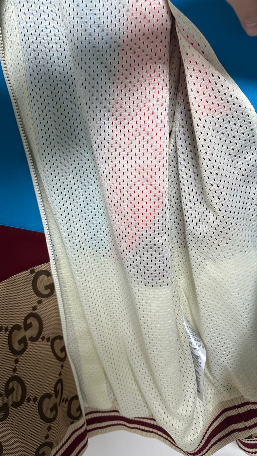 국내판새상품)구찌 GG 컬러블록 집업 자켓 M사이즈 상품이미지4