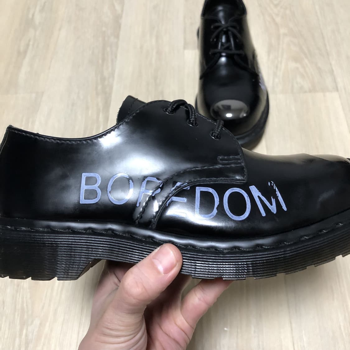 (230) 닥터마틴 Dr.martens X 섹스피스톨즈 3홀 스틸토 블랙 상품이미지7