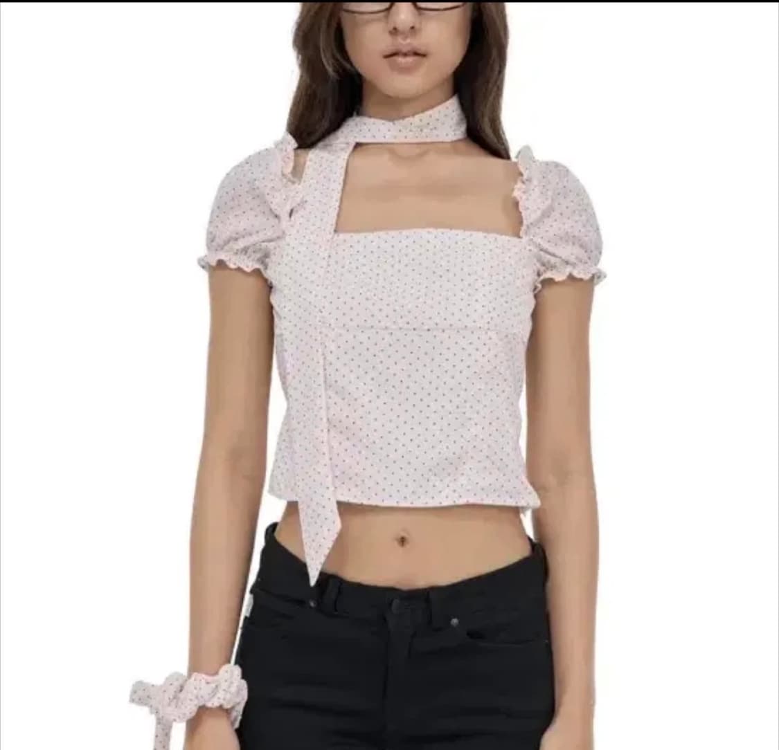 클리시어 애프터눈티 스카프 탑 세트 상품이미지1