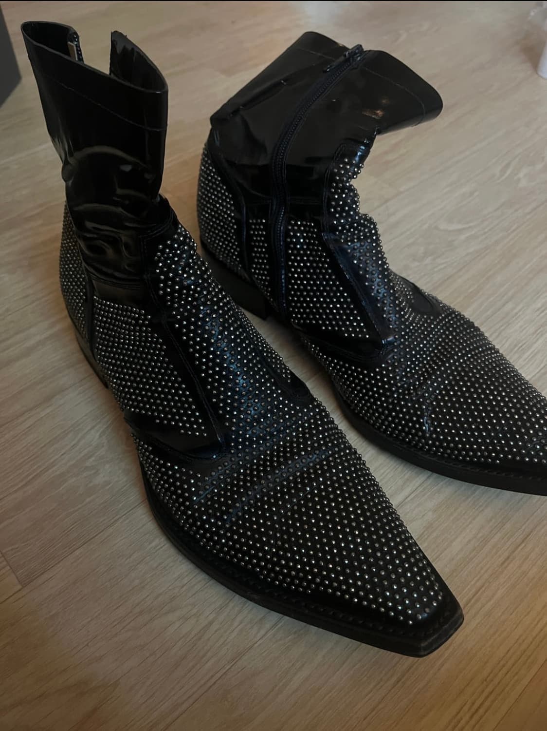 이태리 스터드 부츠 (42) 상품이미지1