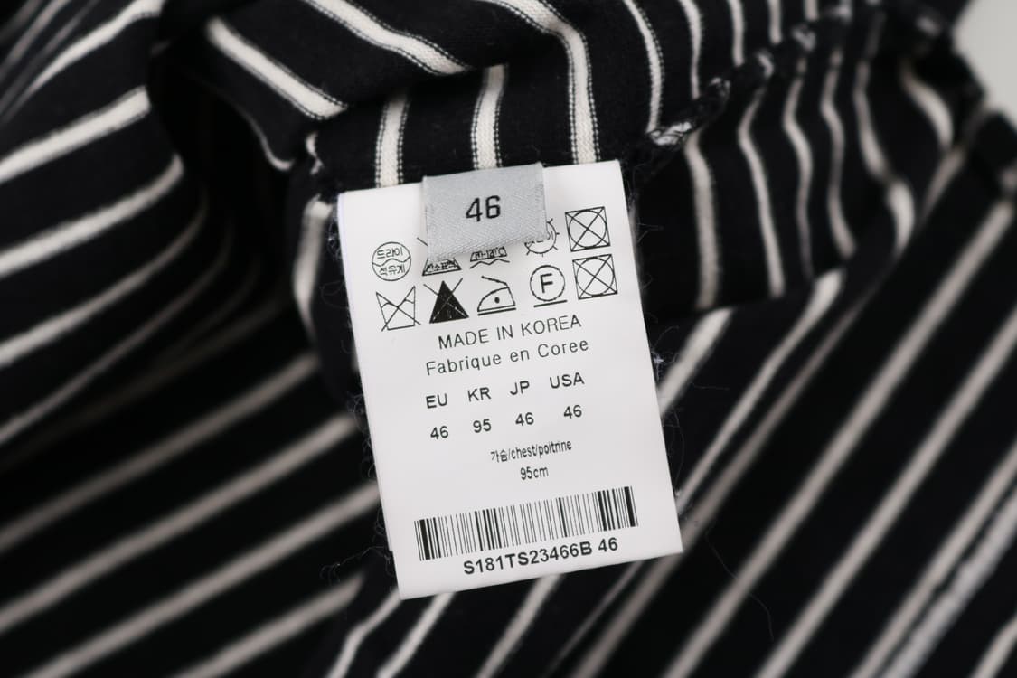 [46] 솔리드옴므 스트라이프 1/2 티셔츠 상품이미지4