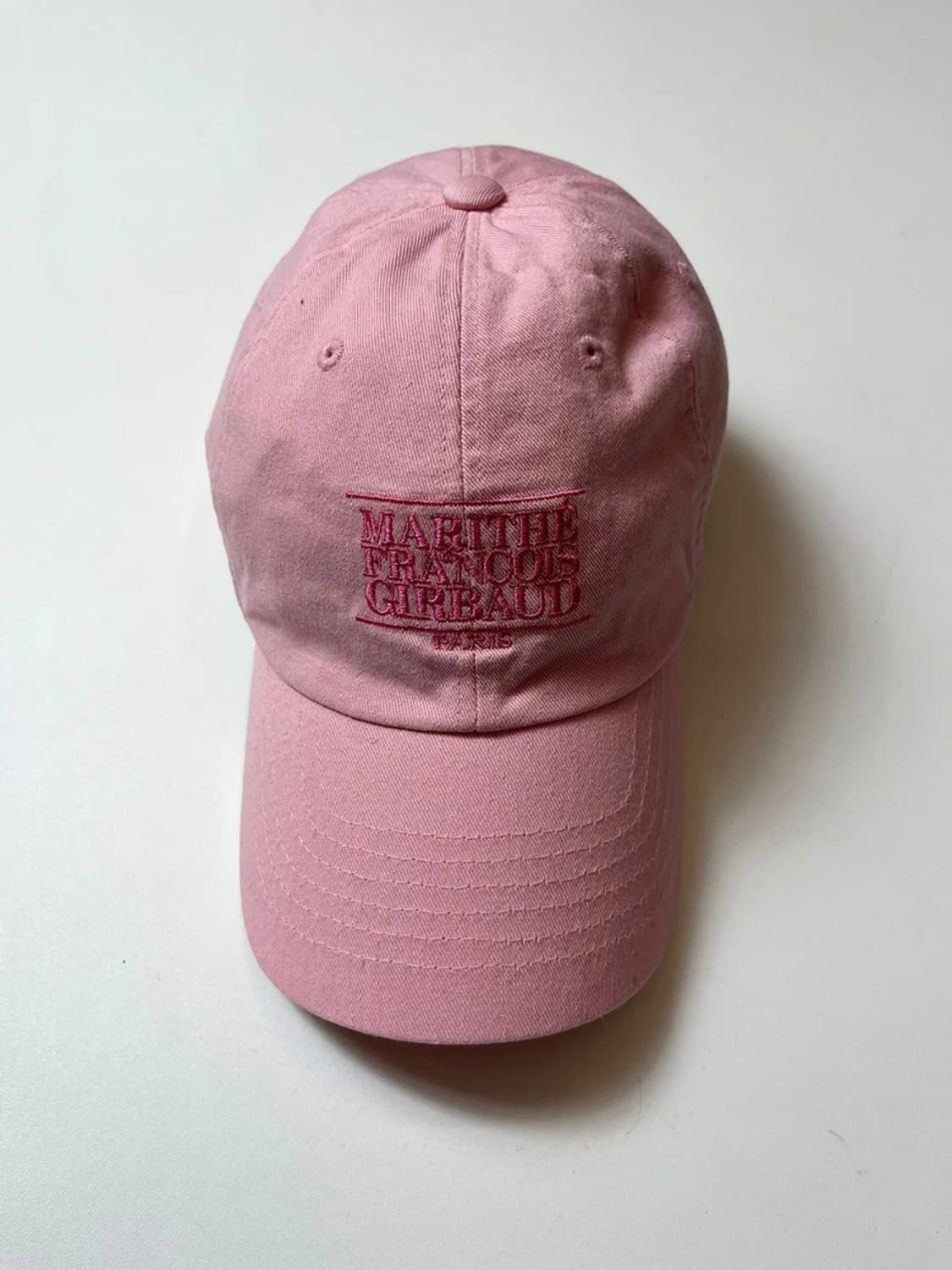 마리떼프랑소와저버 핑크 로고 시그니처 볼캡 Q1371 상품이미지2